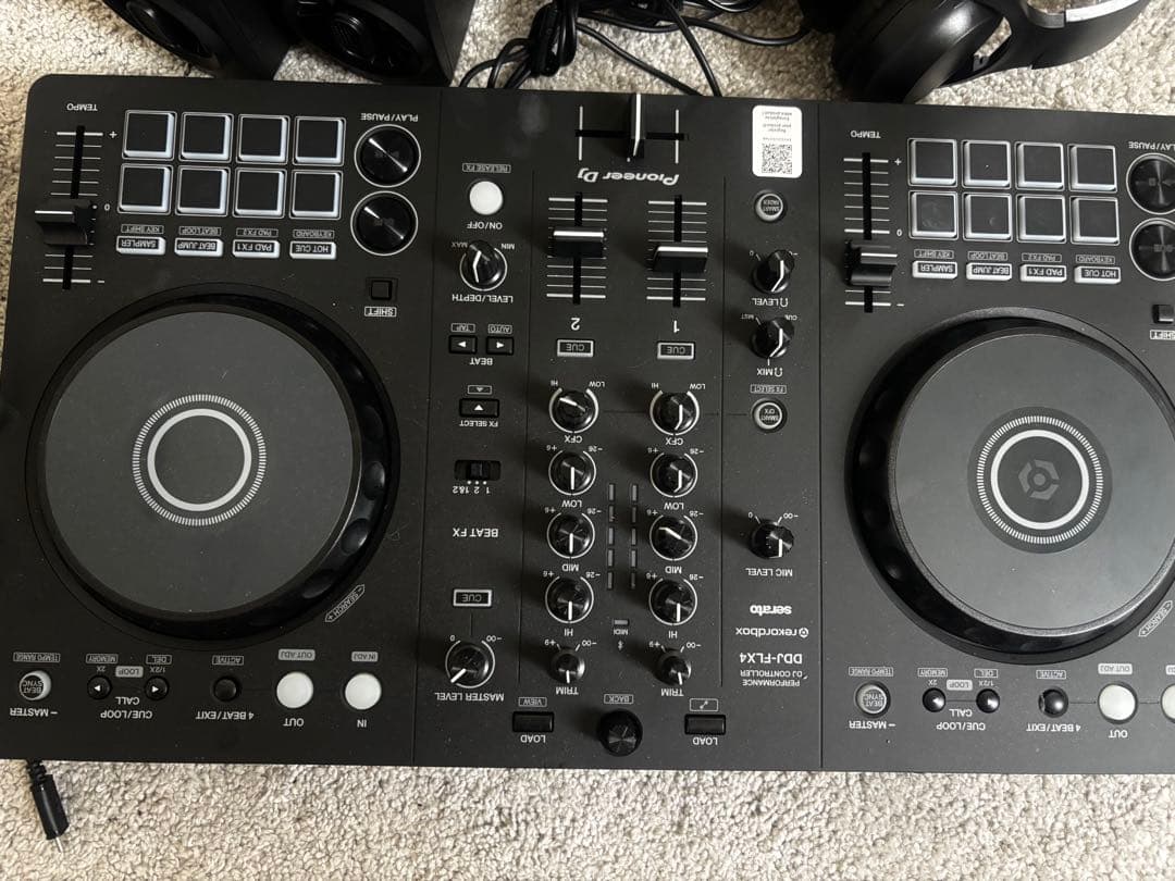 DDJ-FLX4 【初心者全部入りスピーカー・ヘッドホンセット】