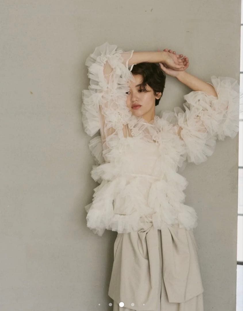セール中‼️NOTRE emor /ノートルエモア　tulle veil tops