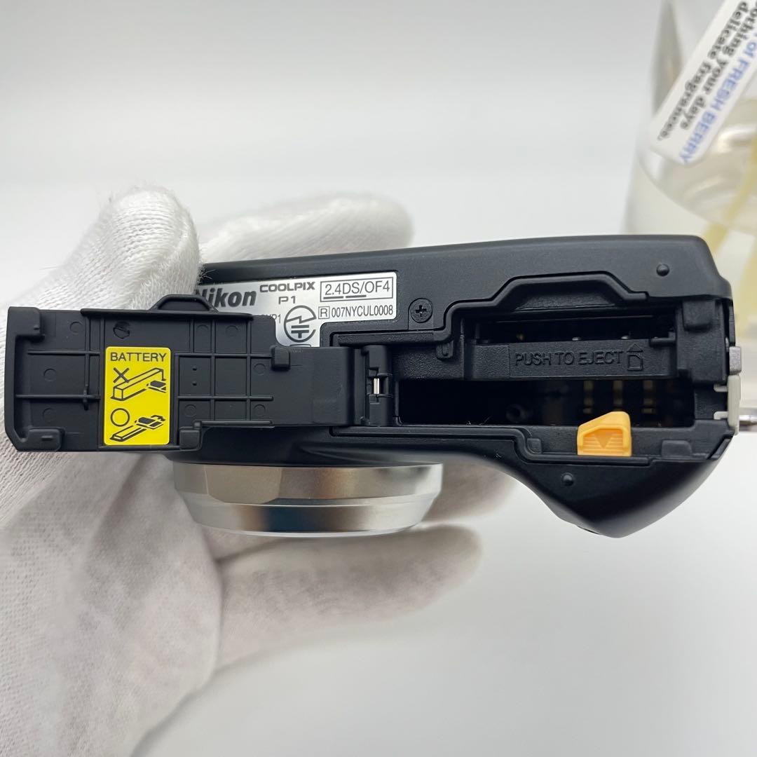 美品✨Nikon coolpix P1✨動作確認済 スマホ転送OK 可愛い 黒♪