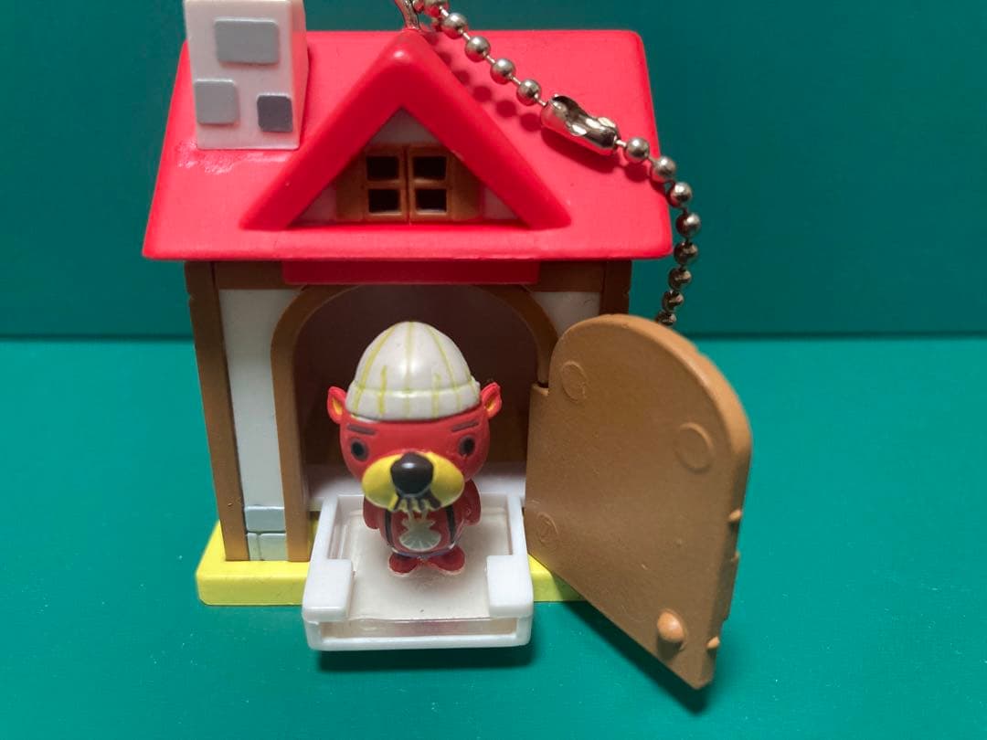 ユージン　おいでよどうぶつの森　ミニミニハウスキーチェーン　フィギュア