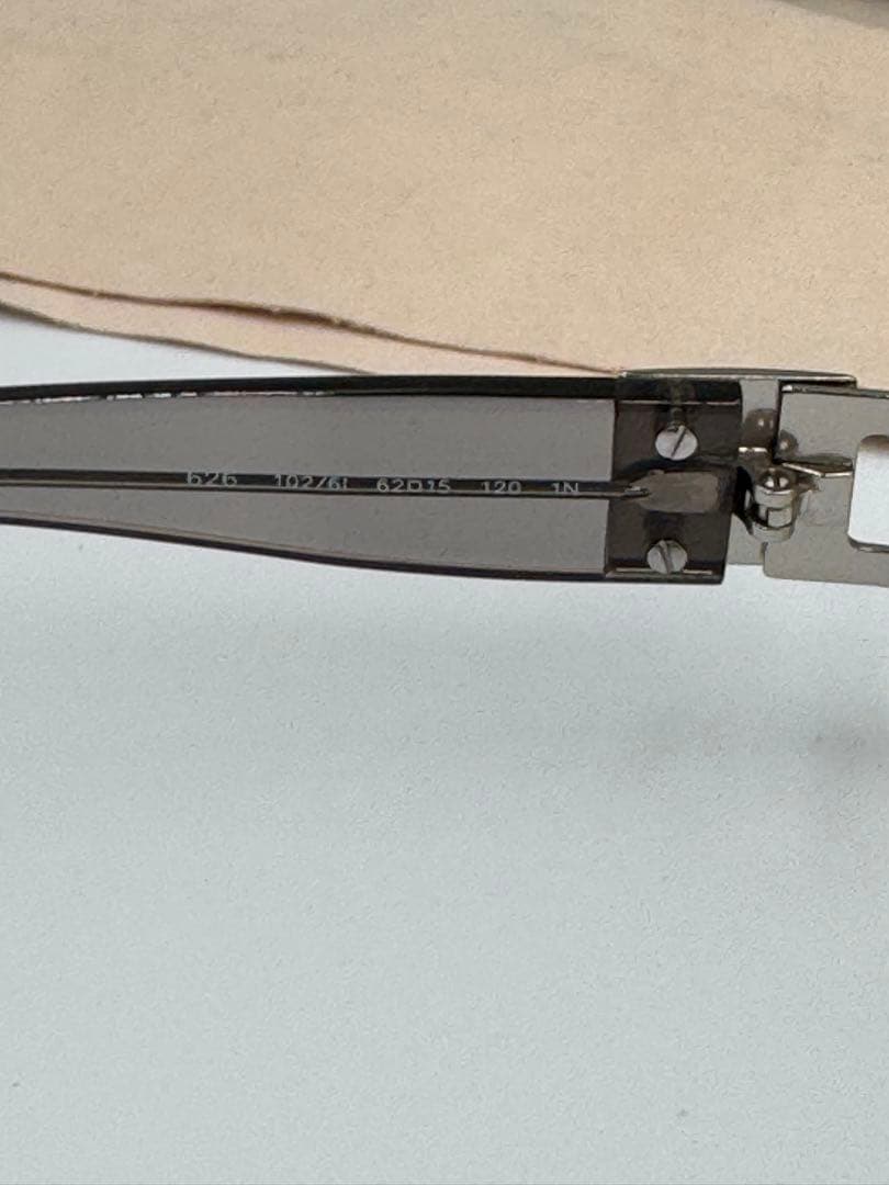 【美品】 BVLGARI ブルガリ サングラス 626 シルバー