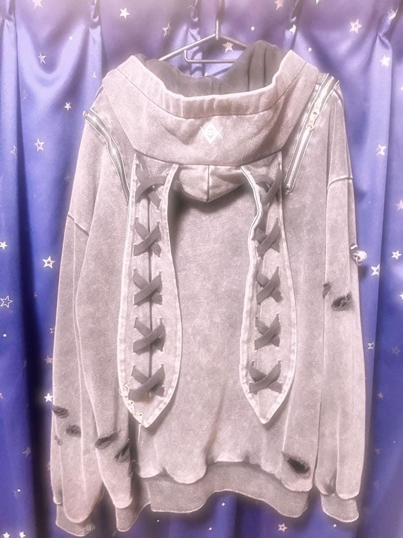 『REFLEM/レフレム』うさ耳チェーン付きZIPパーカー/ジップアップパーカー