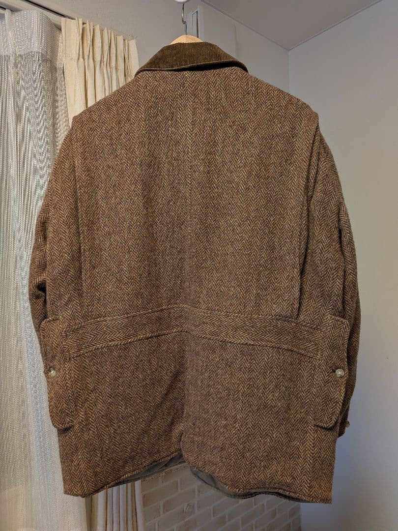 ハリスツイード　ハンティングジャケット　カバーオール