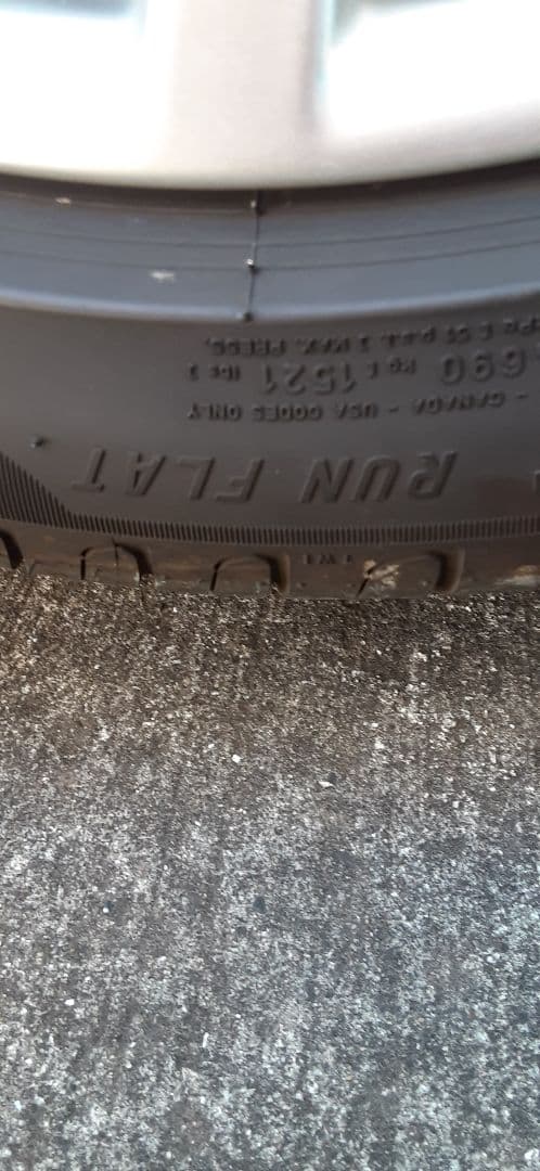  純正+ Pirelli P7 255/40R18 1本 リヤセット②