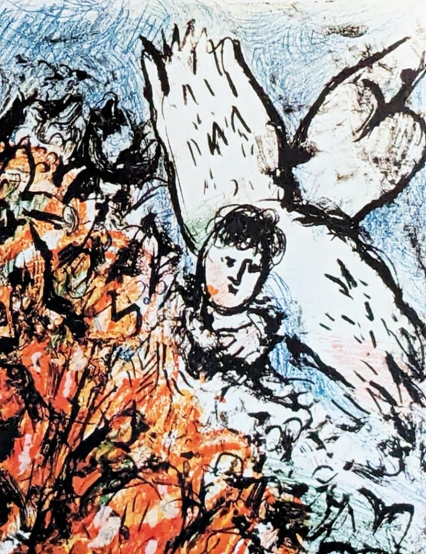 t*a様 シャガール リトグラフ『ラ・シュヴォーシェ』アメリカ シャガール展 大