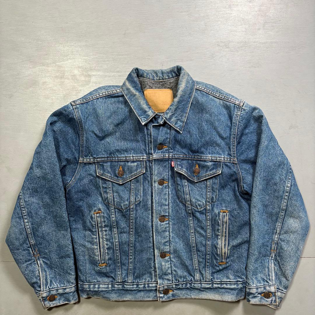 USA製　Levi's 70506-0316 デニムジャケット　裏地ブランケット