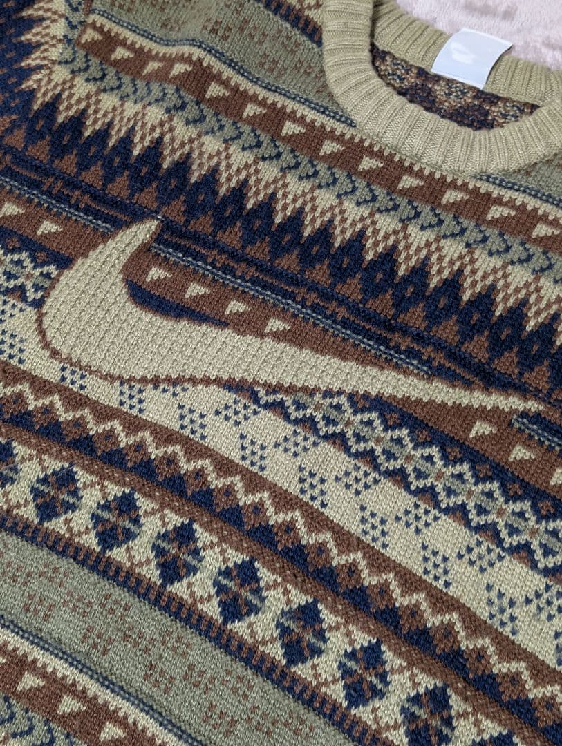 c*き様 NIKE AS M NL FAIR ISLE CREW SWEATER