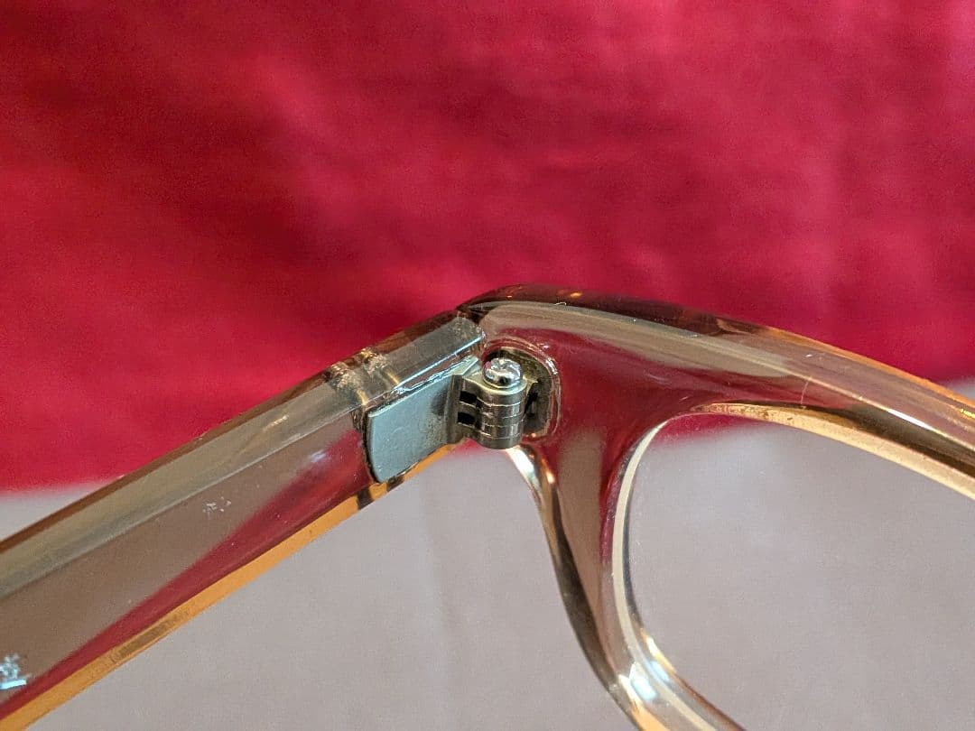 【泰八郎謹製】 眼鏡　メガネ　クリアベージュ　T-104