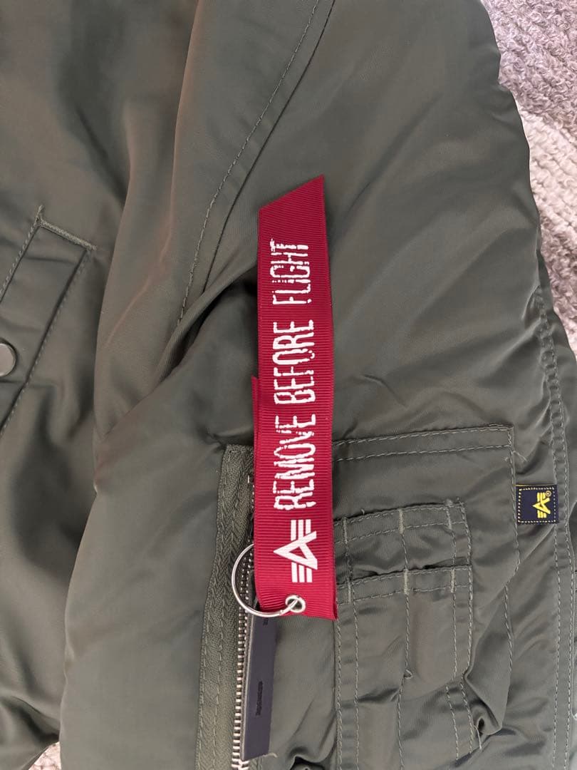 ALPHAミリタリージャケット N-3B 未使用 セージグリーン L