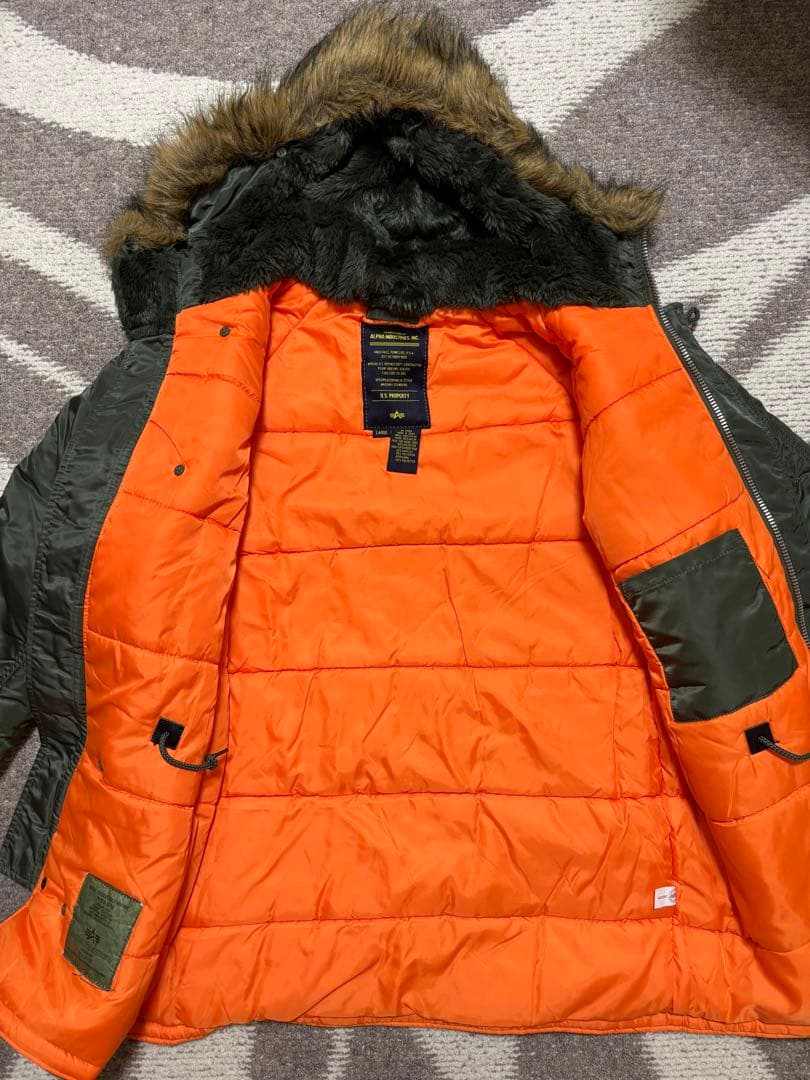 ALPHAミリタリージャケット N-3B 未使用 セージグリーン L