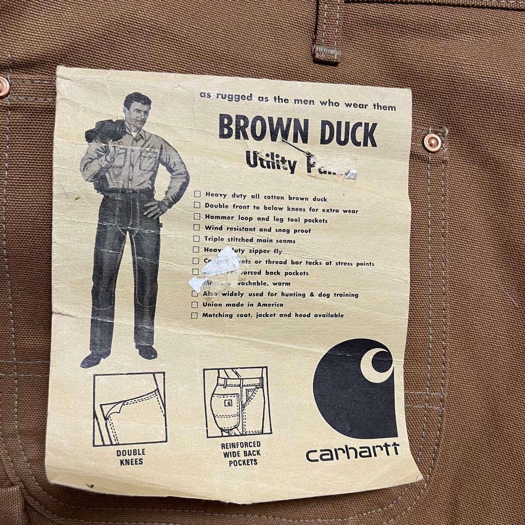 ^*^様 超超スペシャル　60s カーハート　ダブルニー　デッドストック　フラッ