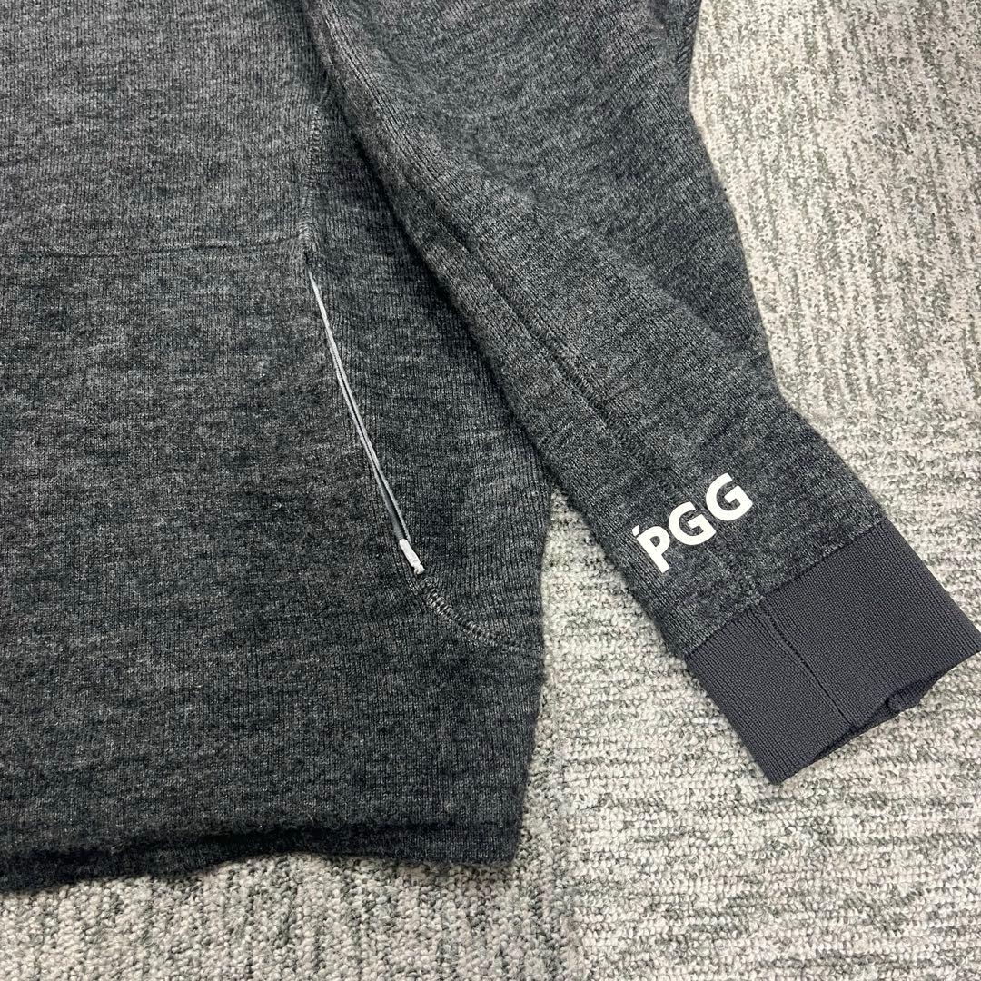 PGG パーリーゲイツ　ポリエステルヤーン フーディプルオーバー　パーカー