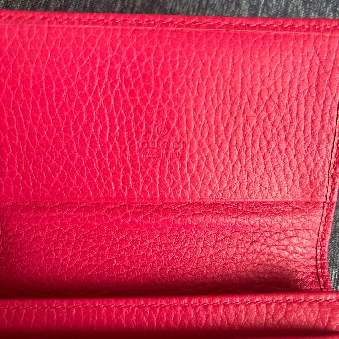 GUCCI GGロゴ 名刺入れ ピンク
