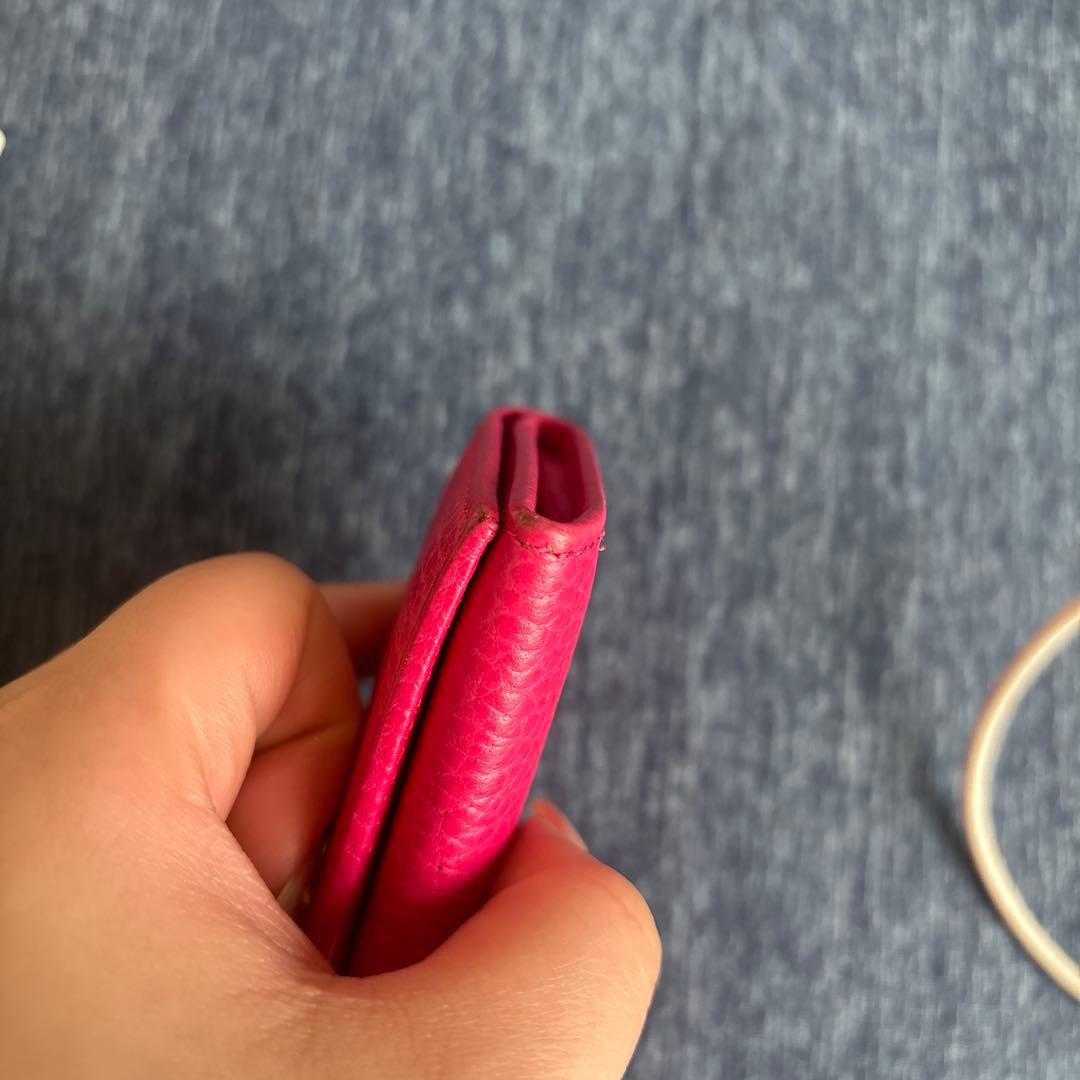 GUCCI GGロゴ 名刺入れ ピンク