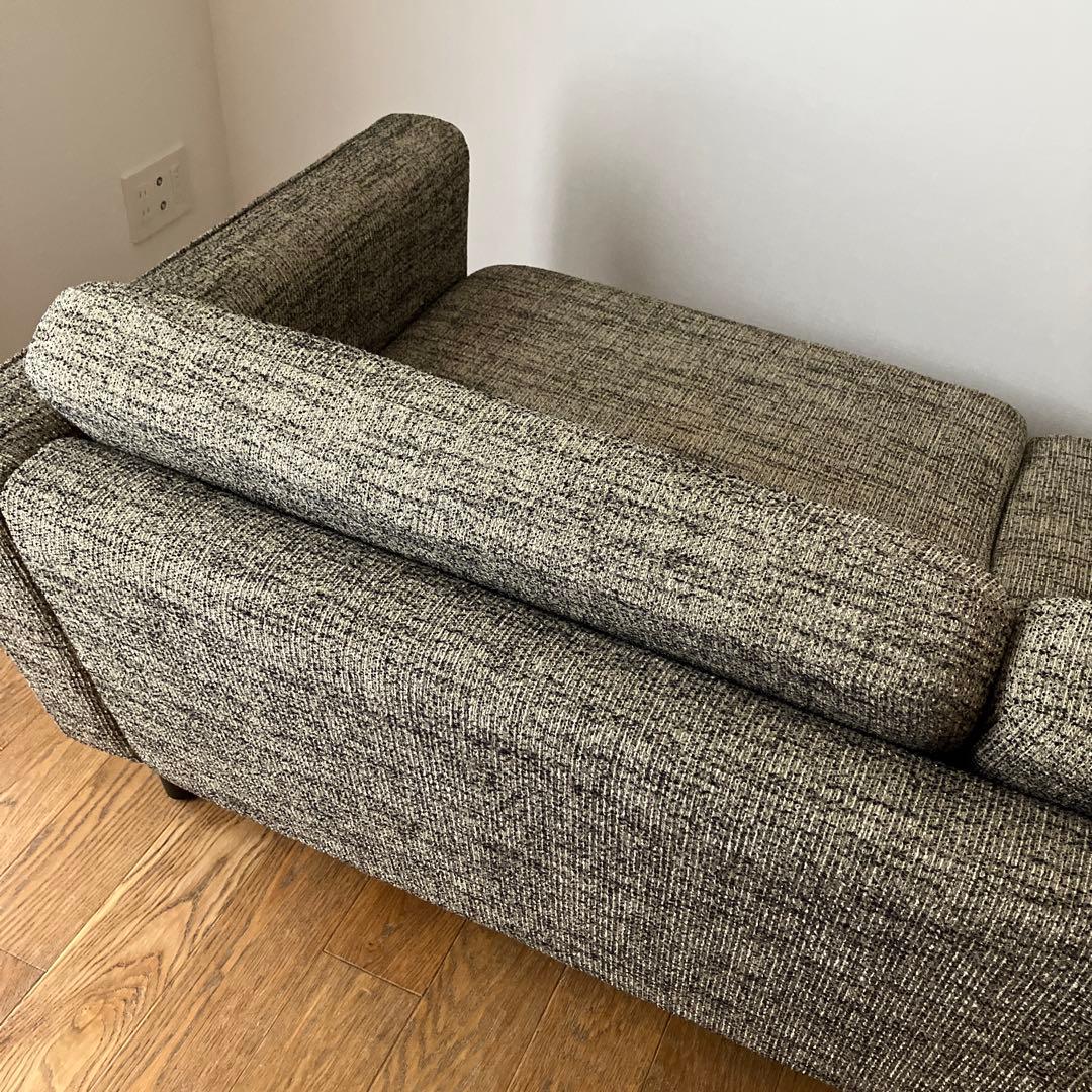 ACME アクメファニチャー ソファ (ブラウン×ブラック ベース)