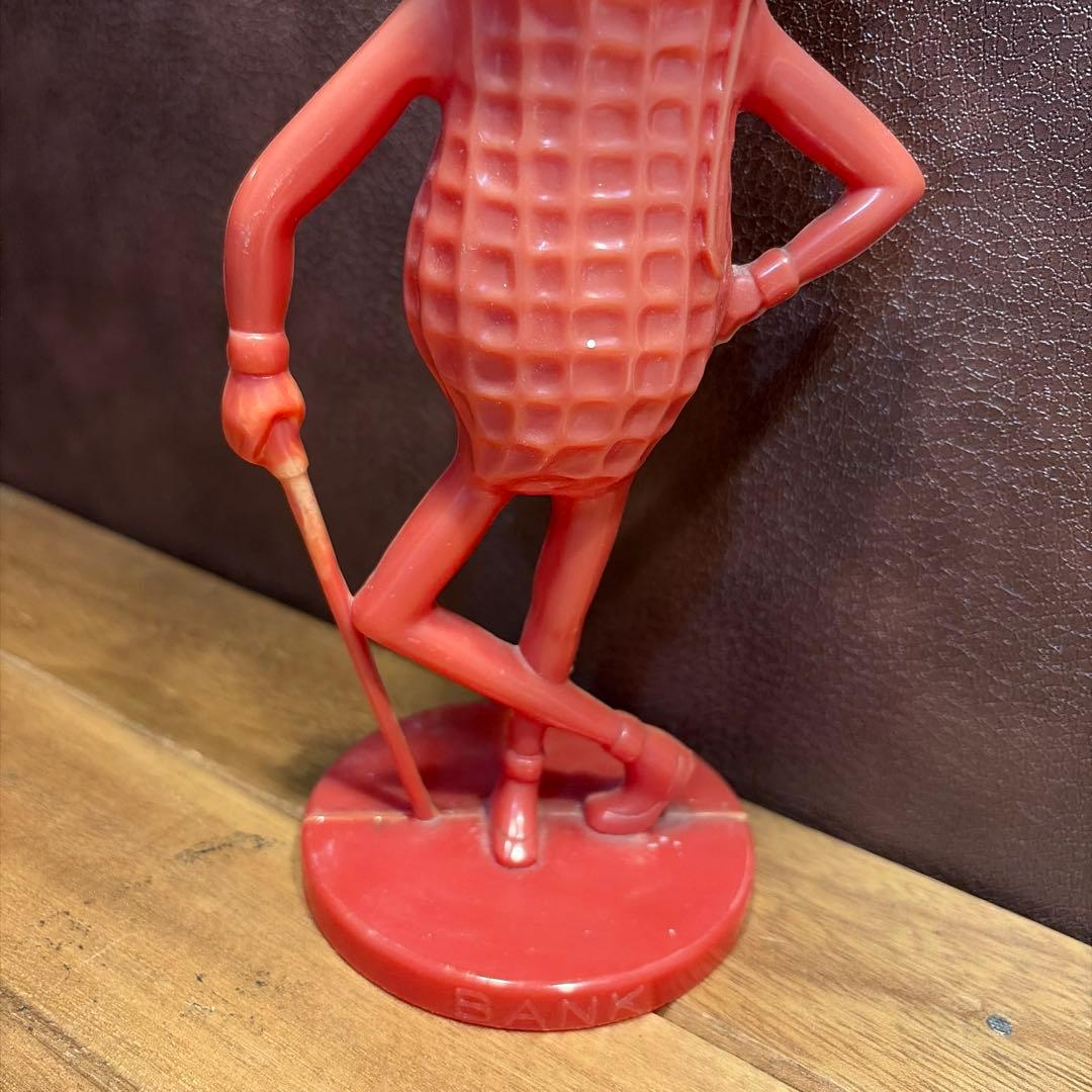 ミスターピーナッツ ビンテージバンク 貯金箱 アドバタイジングフィギュア赤