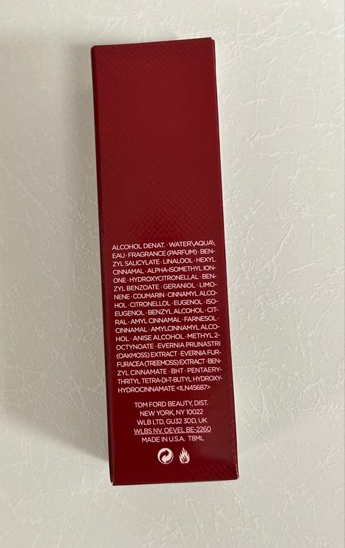 【新品未使用】トムフォード　ロストチェリー　オードパルファム スプレィ 10ml