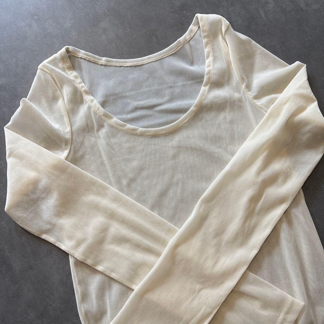 FRAY I.Dフロッキープリント2wayトップス