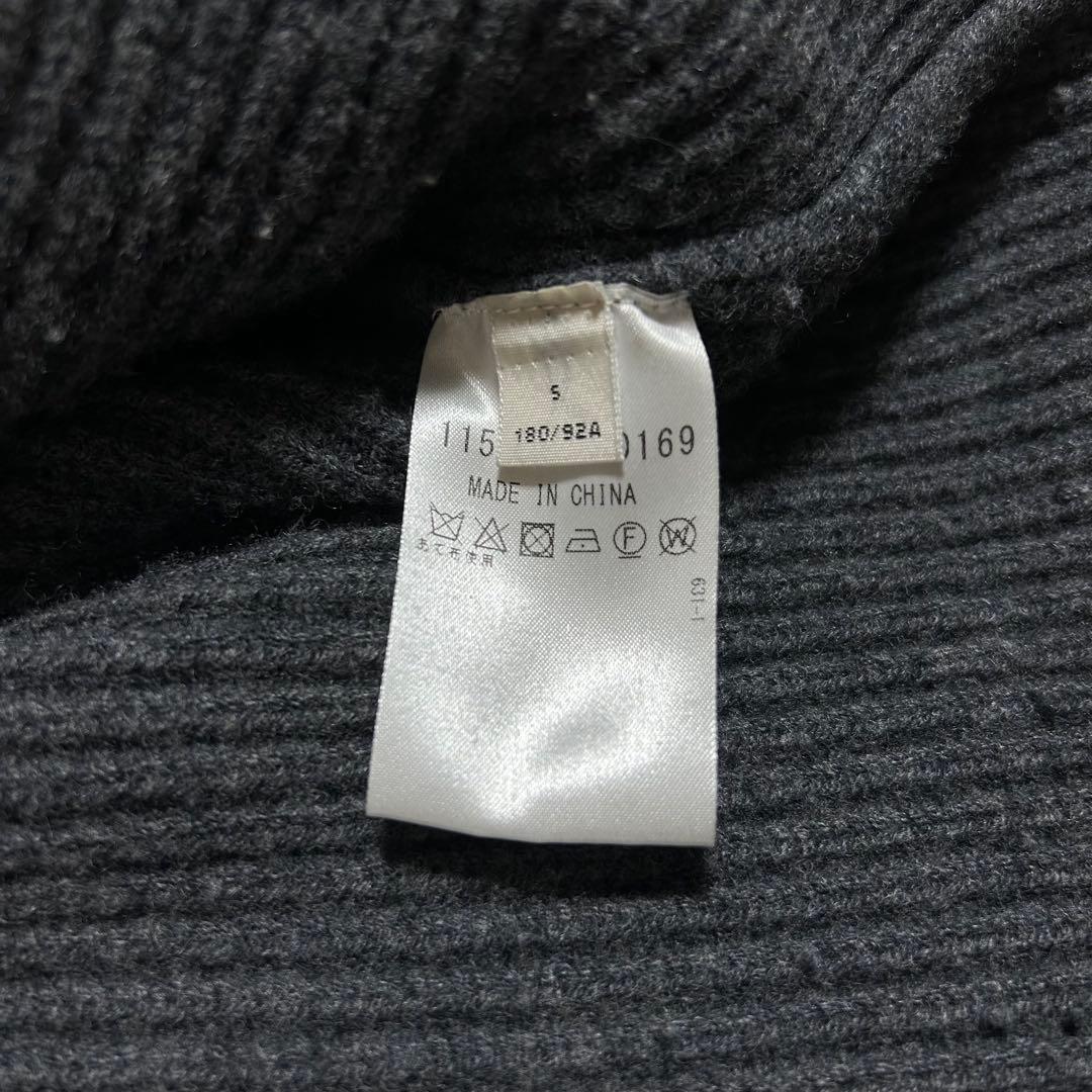 Acne Studios ダークグレー ハーフジップ　ニット