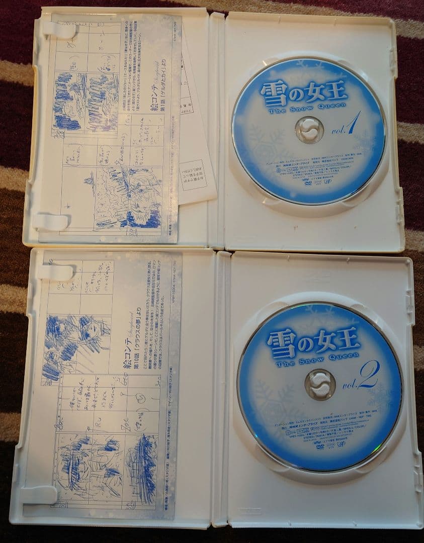 NHKアニメ【雪の女王】DVD vol.1＆2　セル版