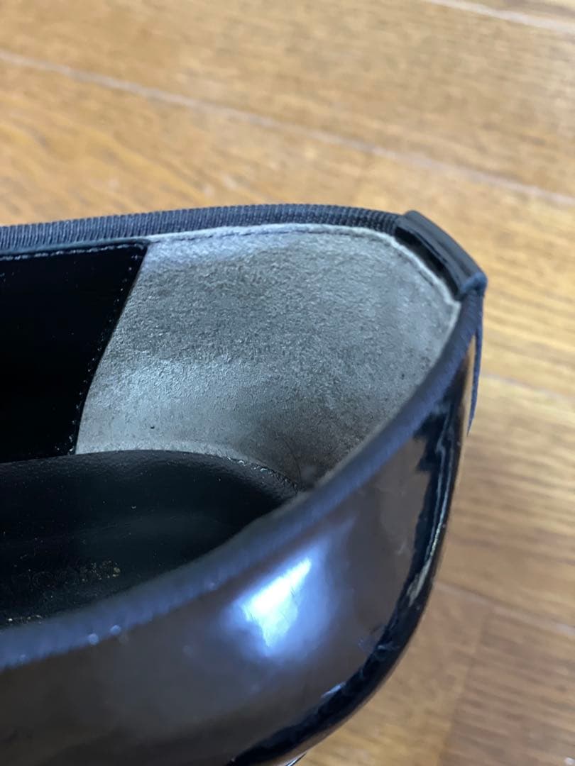 コムデギャルソンオムプリュス ヒールシューズ 革靴 ドレス エナメル