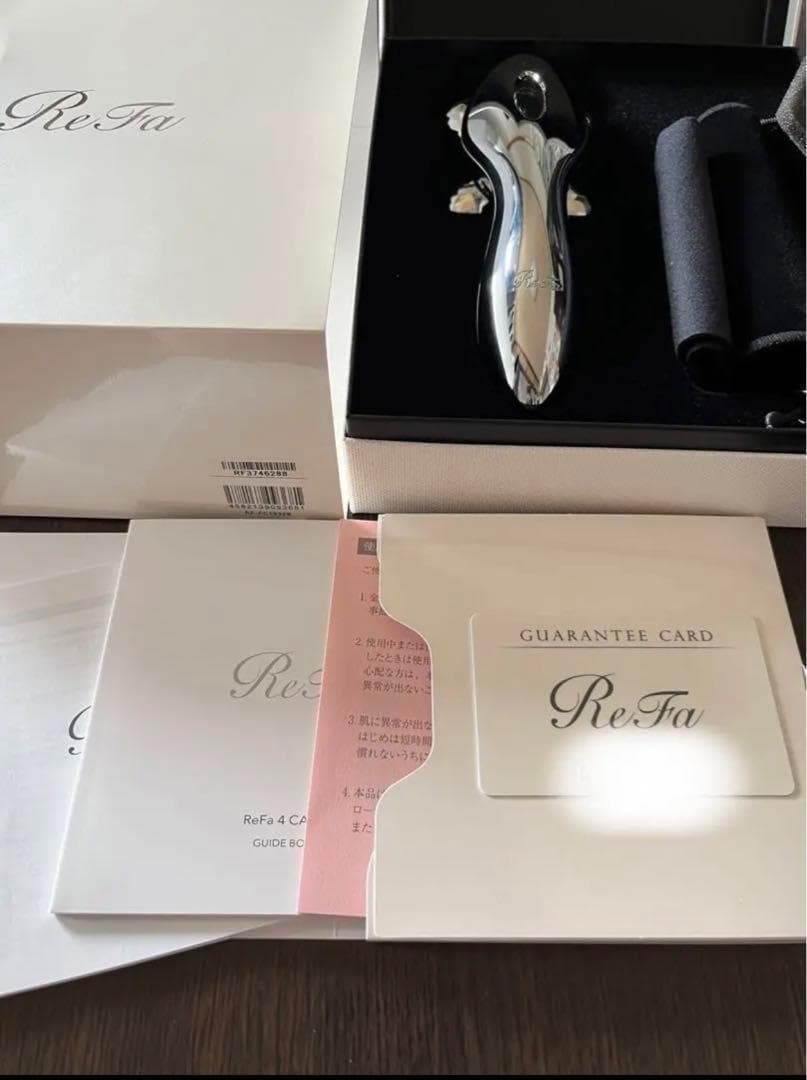 箱 説明書 付 Refa 4 CARAT リファ 4 カラット 美顔ローラー