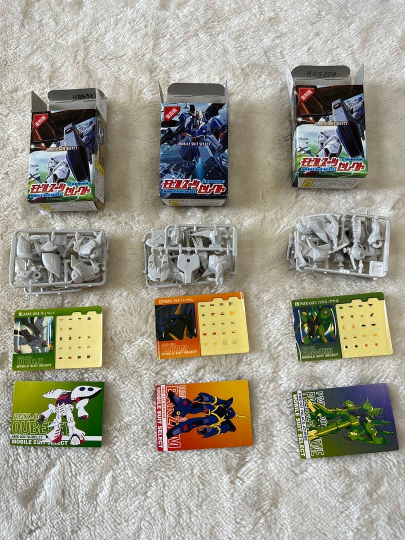 森永製菓　チョコスナック　機動戦士Zガンダム モビルスーツセレクト復刻版　全種