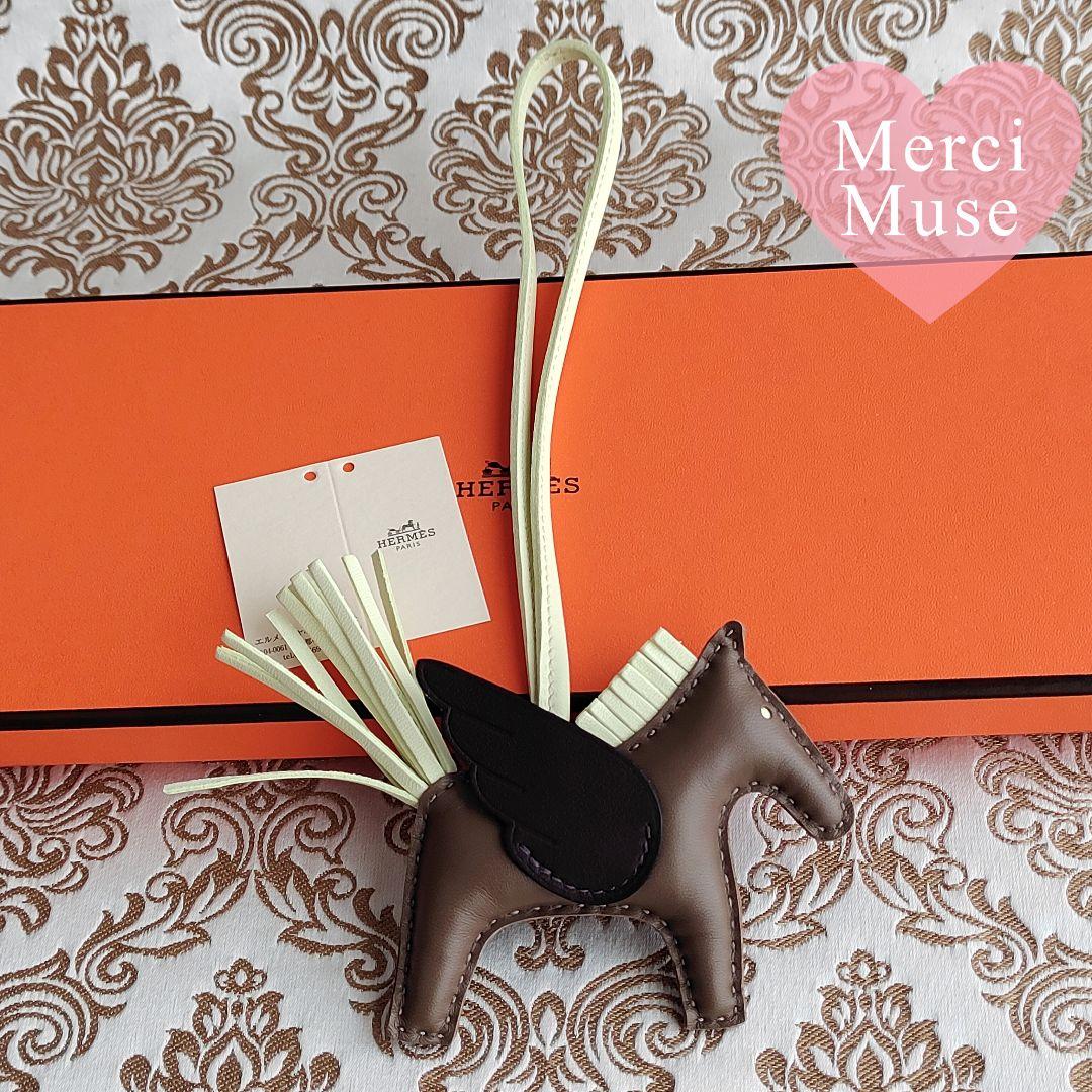 ❤未使用品❤ペガサスＰM エトゥープｘジョーヌ エルメス B刻印 美しい翼