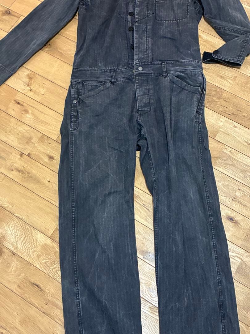 定価5万ロストコントロール✭ブラックデニムオーバーオール✭つなぎ