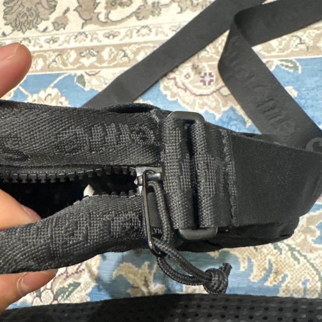 Supreme ブラック ショルダーバッグ