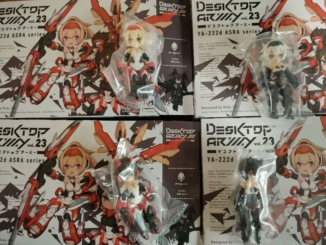 デスクトップアーミーvol.23　vol.33　メガミデバイス朱羅　コンプセット