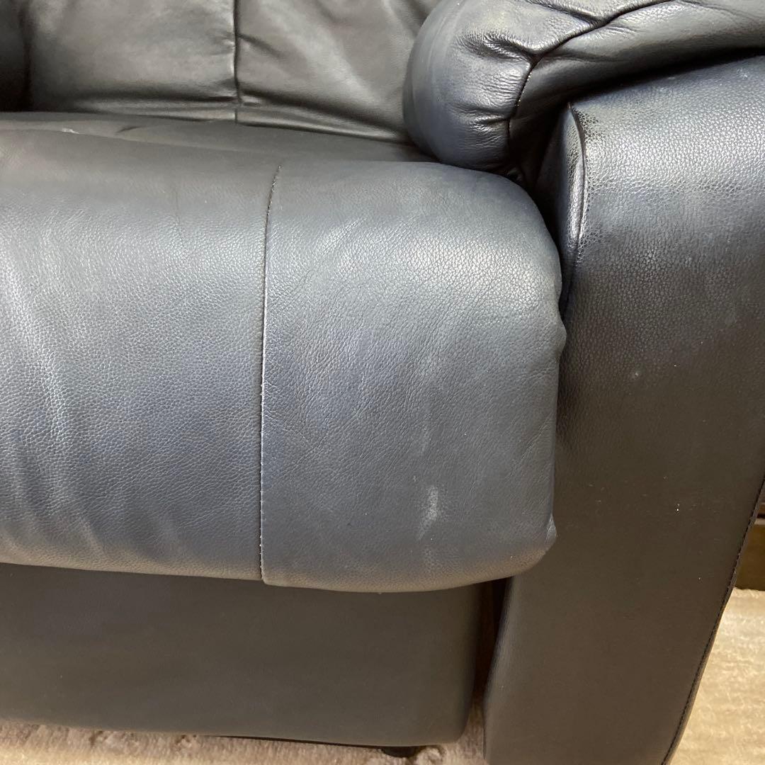 ニトリ電動リクライニングソファ 1人掛け　ブラック