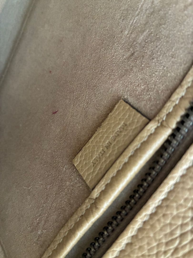 『本日のみ』美品Céline ラゲージナノショッパー　ベージュ ミニハンドバッグ