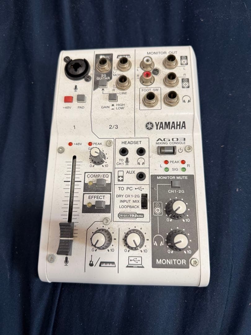 YAMAHA AG03 USBミキシングコンソール