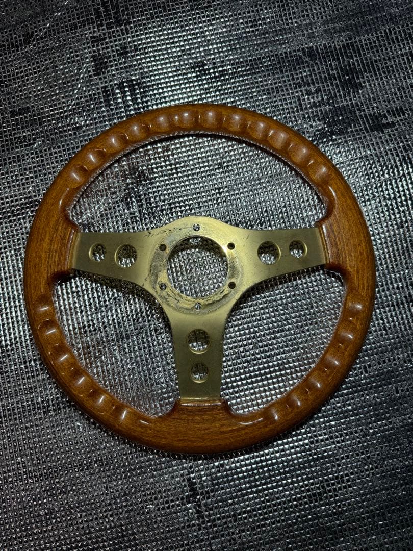 当時物 O.B.A ステアリング 33パイ