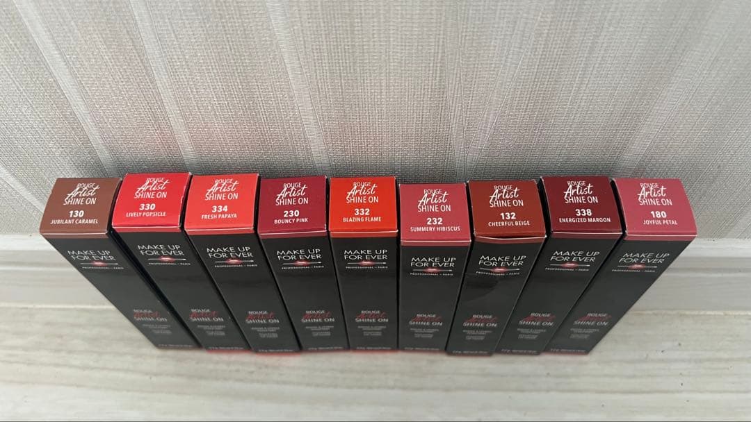 新品未使用 MAKE UP FOR EVER ARTIST リップセット x9