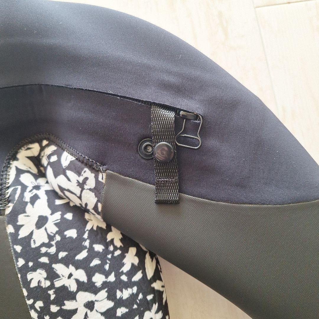 ROXY セミドライスーツ ブラック フラワーパターン