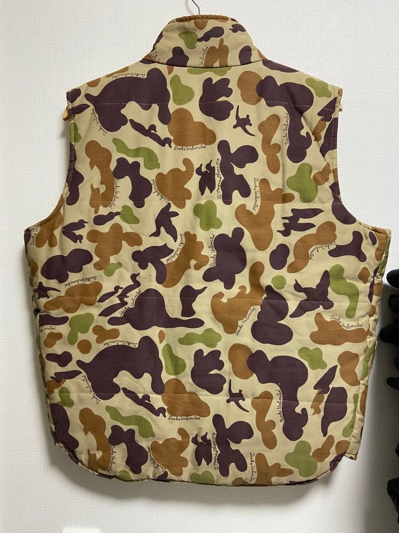 貴重★bob allenマックカモ　duck camo ダウンベスト