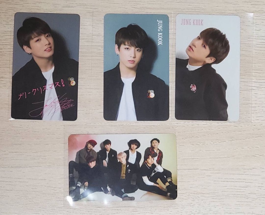 公式 防弾少年団 BTS I NEED U 会場限定トレカ ジョングクセット
