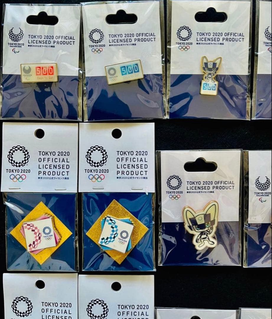 新品未開封品 東京2020公式ライセンスグッズ オリンピックピンバッチ各種22個