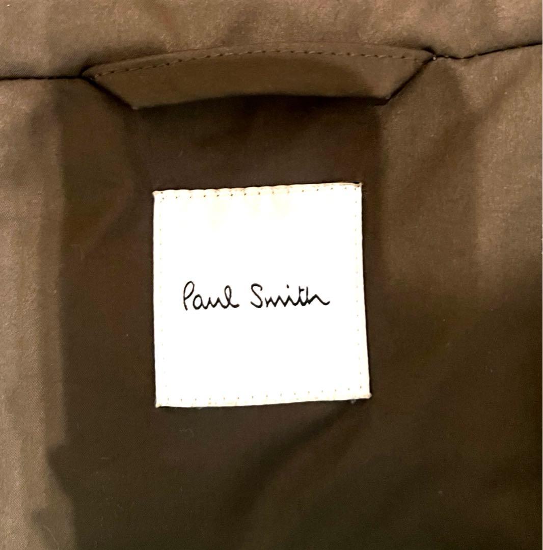【美品】Paul Smith ダウンジャケット ファー付き オリーブグリーン