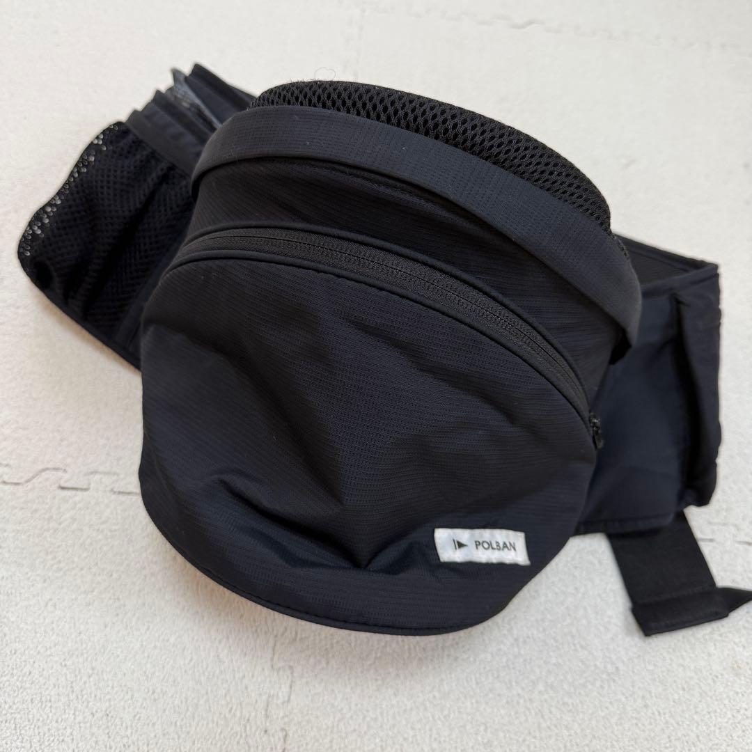 ポルバン アドバンス ヒップシート RipStopBlack ブラック 3way