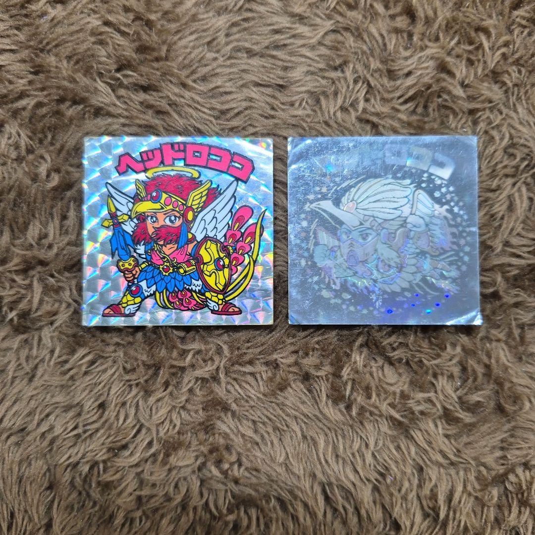 旧ビックリマンシール　第９弾ヘッド　ヘッドロココ　正扇　ホロ