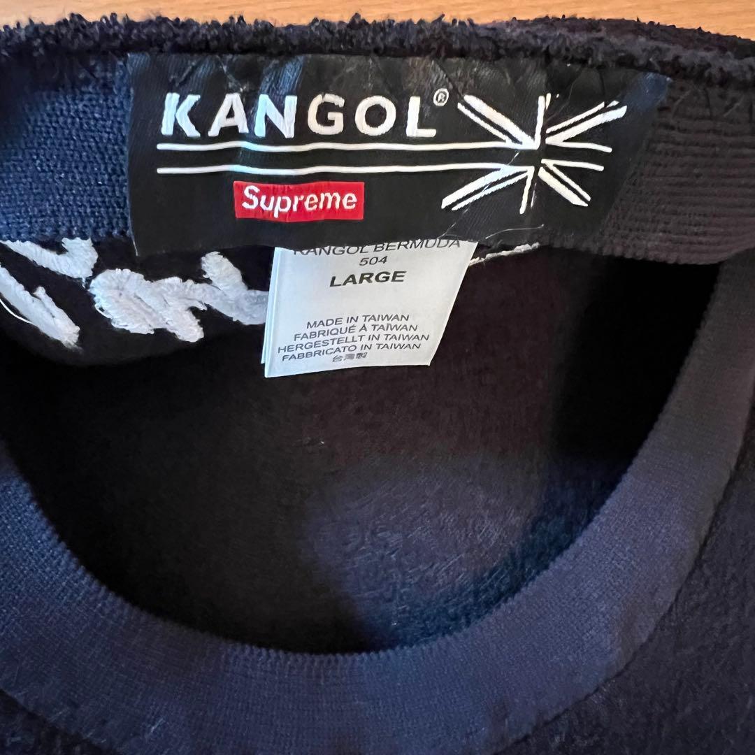 supreme KANGOL Bermuda 504 ハンチング帽 ブラック L