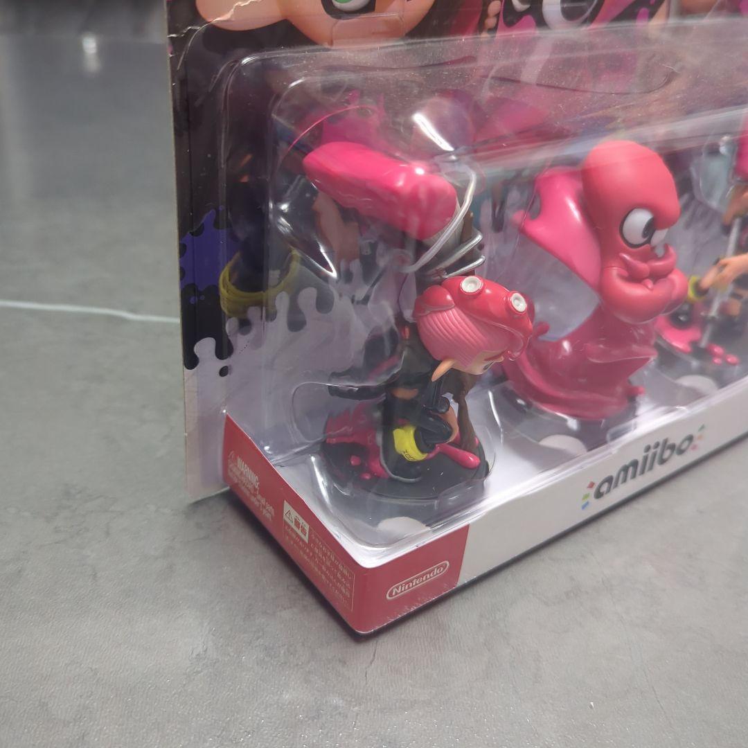 AMIIBO トリプルセット タコガール タコ タコボーイ(スプラトゥーンシリ…