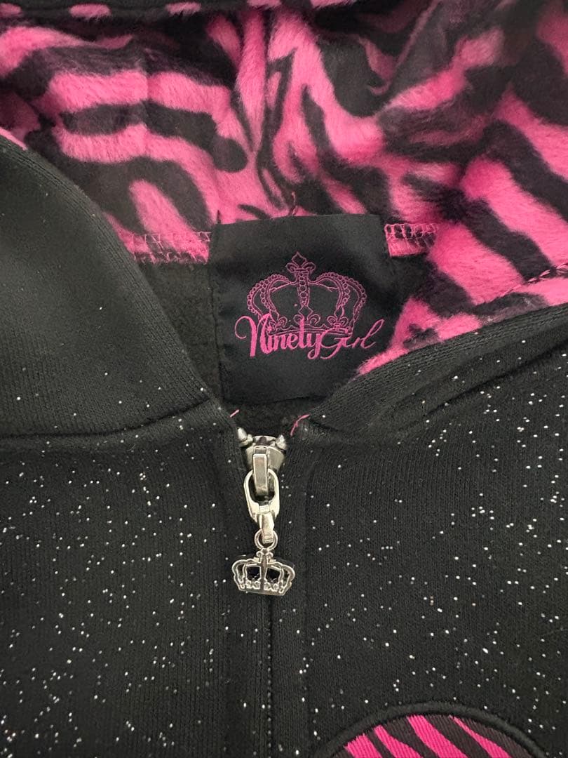 9090 グリッタージップパーカー