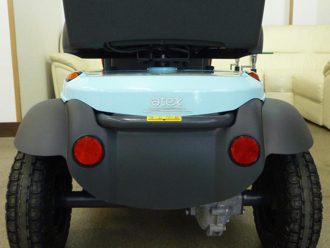 ほぼ全国送込♪動作良好マイピア水色 BT41 電動四輪車いすシニアカー愛媛県