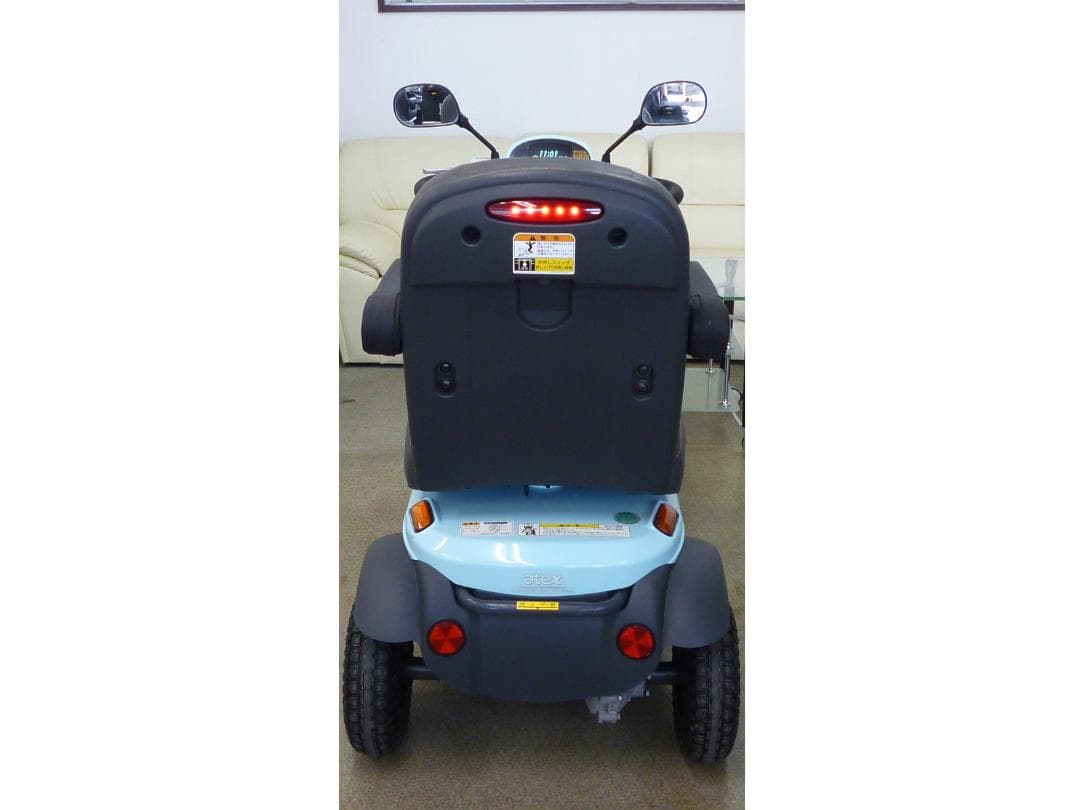 ほぼ全国送込♪動作良好マイピア水色 BT41 電動四輪車いすシニアカー愛媛県