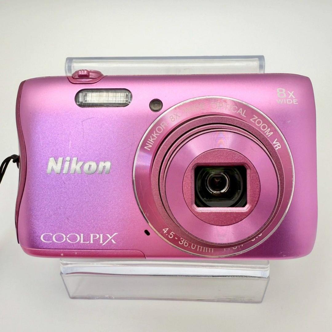 【人気カラー】 Nikon COOLPIX S3700 デジカメ ピンク ニコン