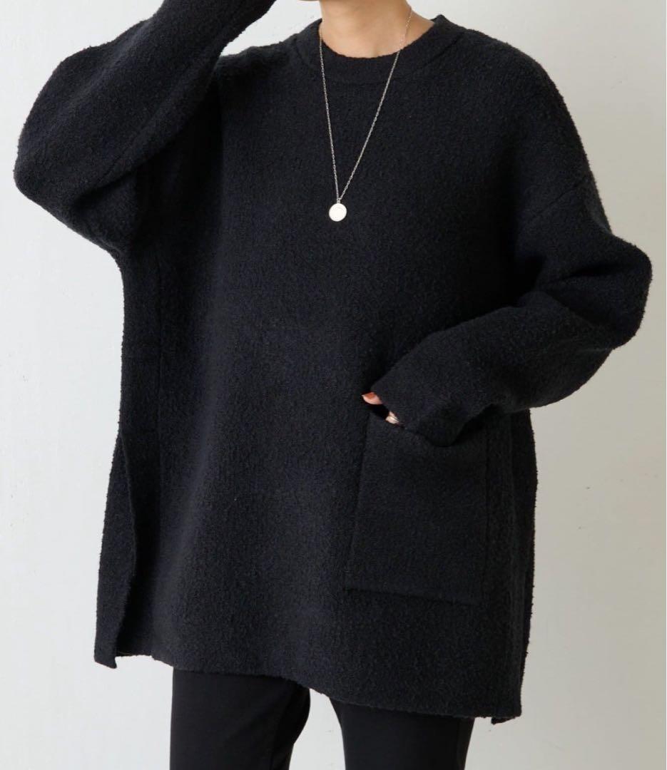 ビアズリー　ブークレー接結スリットプルオーバー